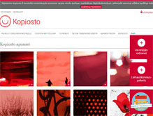 Tablet Screenshot of kopiosto.fi